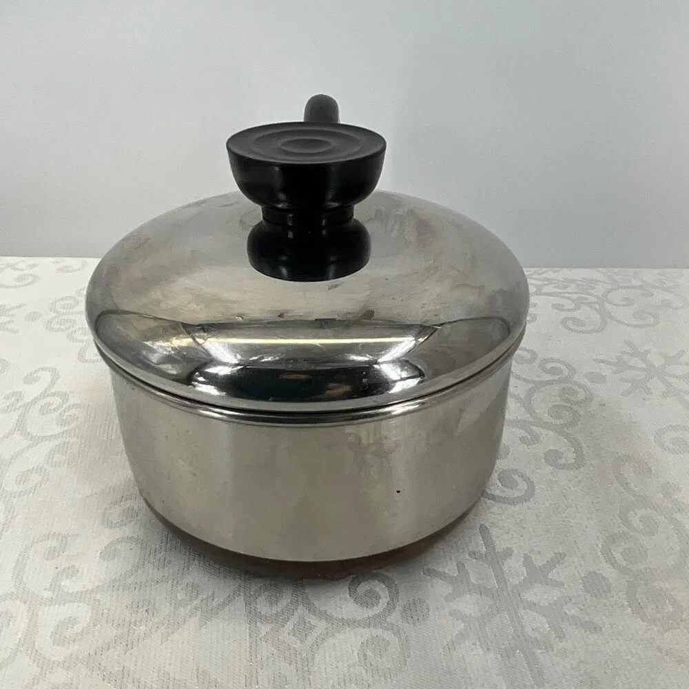 Vintage‎ Revere Ware 1-Quart Stainless Steel Saucepan